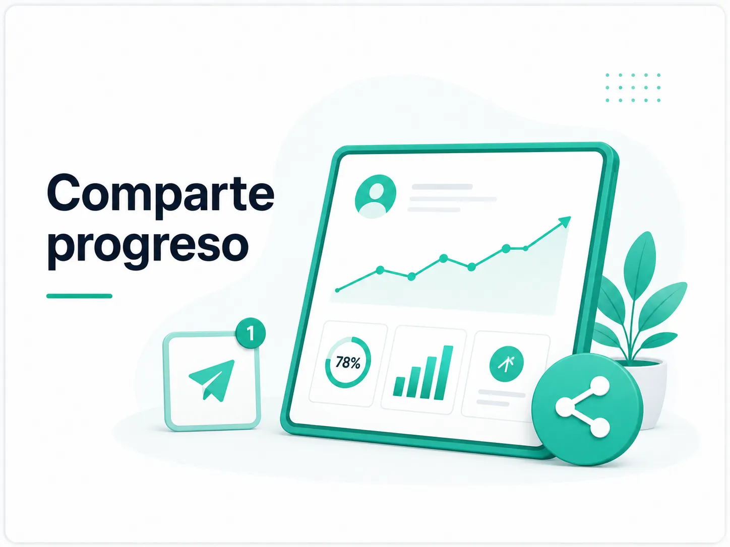 Reporte para compartir el progreso