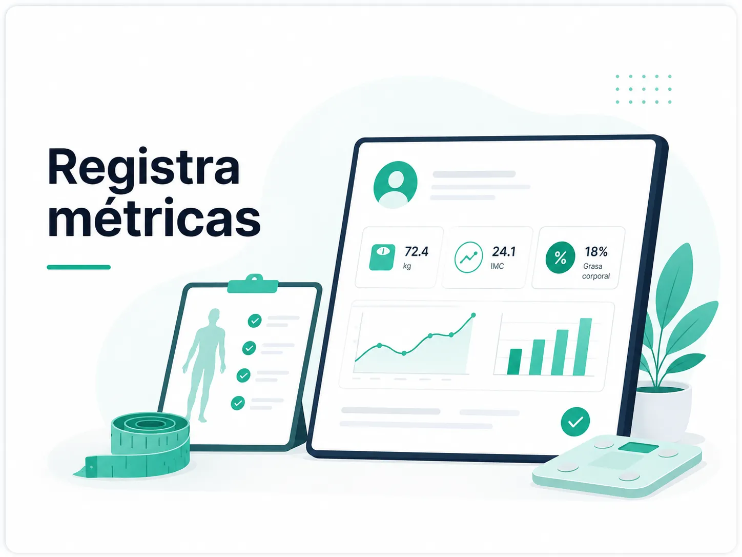 Registro de métricas antropométricas
